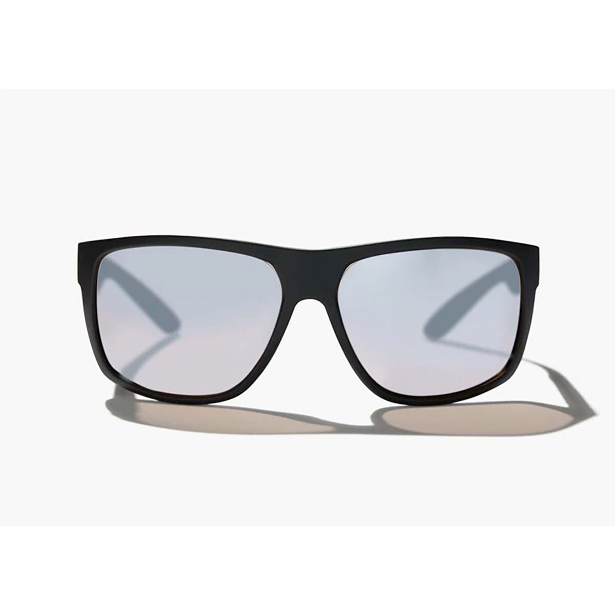 Bajio Boneville Sunglasses Polarized in Black Matte with Silver Glass